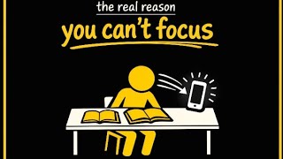 The Real Reason You Can't focus Psychology#Productivity#SelfImprovement