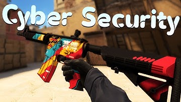 CS:GO - M4A4 | Cyber Security - Showcase & Gameplay (1440p)