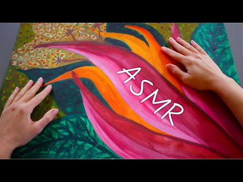 ASMR Ich zeige dir meine GEMALTEN BILDER🥰🎨 (ACRYL- & AQUARELL) | ASMR SHOW & TELL | GEFLÜSTERT