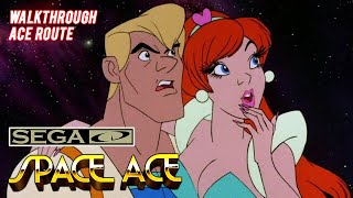 SPACE ACE (SEGA CD) (1994) - Walkthrough [Ace Route] (uncommented)