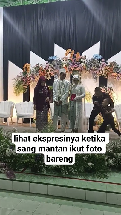 lihat ekspresinya ketika sang mantan ikut foto bareng#shorts