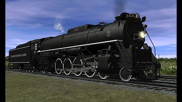 MPH&E T-1a 4-8-4 355 Photo Runby