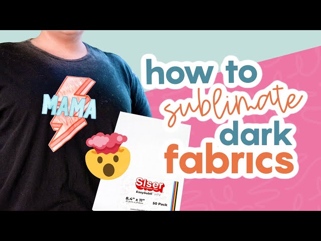 Siser EasySubli HTV  How to Sublimate on 100% Cotton Color Shirts - Fun  Stuff Crafts