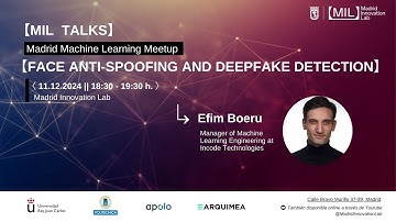 Madrid Machine Learning Meetup: Face anti-spoofing and deepfake detection