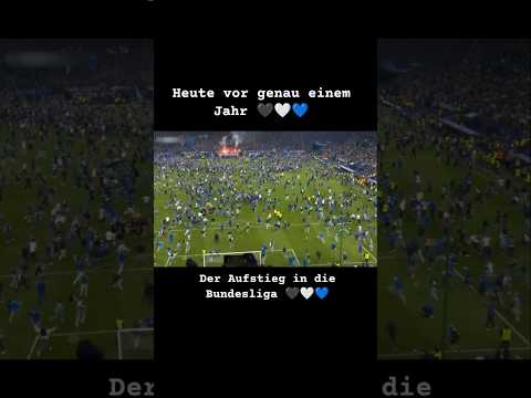 Heute vor genau einem Jahr sind wir Aufgestiegen 🖤🤍💙 #hsv #aufstieg #bundesliga #nurderhsv #hamburg