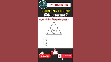 Counting Figures Reasoning Tricks #shortsfeed #reasoning #maths #shortsvideo