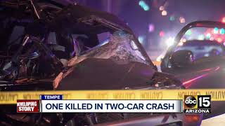 Driver killed in wreck near Southern and College avenues in Tempe