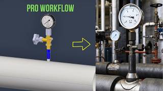 How Real Engineers Model Pressure Gauges in Plant 3D