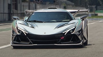 The $2.7M Apollo IE is INSANELY LOUD!  - V12 Start up, Revs & Fly By