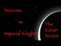 1000 Points Imperial Knights vs Necrons 9th Open War Solohammer