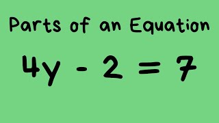 Parts of An Equation - Math Help