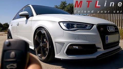 Audi A3, MY2014 - lock/unlock beep confirmation activation - zvočno opozorilo ob zaklepu vozila