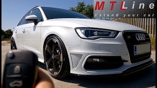 Audi A3, MY2014 - lock/unlock beep confirmation activation - zvočno opozorilo ob zaklepu vozila