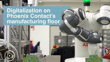 A cobot co-worker in manufacturing