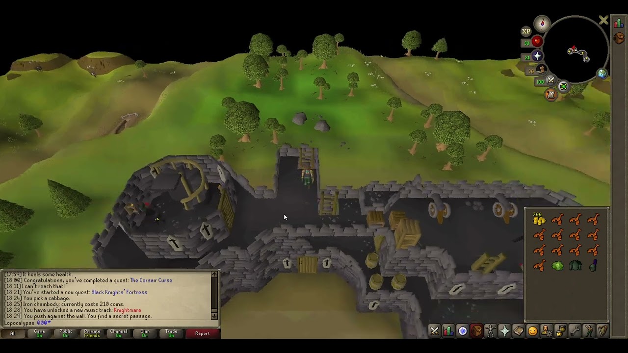OSRS Black Knight's Fortress Walkthrough