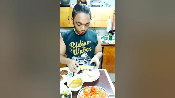 my son making his own favorite sandwiches