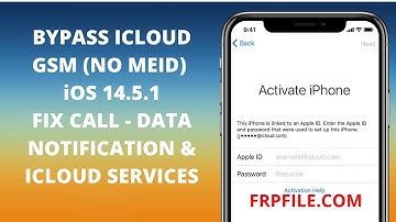 Bypass iCloud iOS 14.5.1 No MEID Fix call, data, notification, & iCloud services...