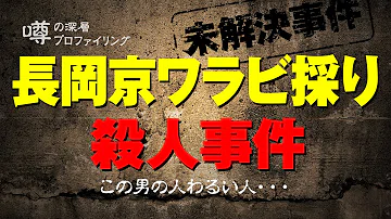 殺人 事件 ワラビ 採り 真相 長岡京