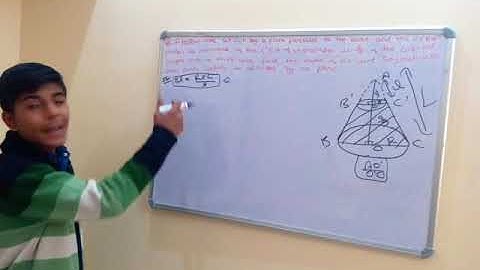 A Hollow cone is cut by a plane parallel to.the base ...