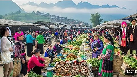  Nhộn Nhịp Chợ Phiên Cuối Năm | Nông Sản Tây Bắc Tươi Ngon & Đặc Sắc Khắp Chợ / dân vùng cao,