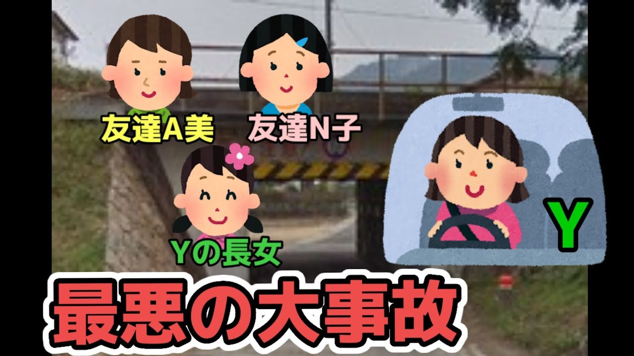 死亡事故 サンルーフから子供が頭を出したままガード入り口に激突し 首が 閲覧注意 Youtube