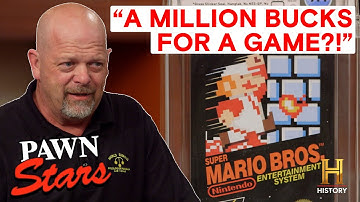 TOP 4 SUPER RARE NINTENDO GAMES | Pawn Stars