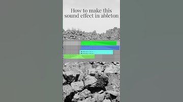 Making STONE SFX in Ableton