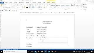 NOTULEN RAPAT || AMANDA EKA LISTY (7201144009)