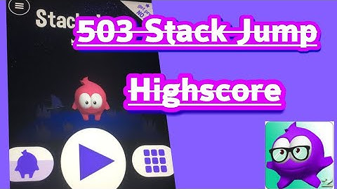#Stack Jump #High Score Stack Jump Highest Score EVER!!!! Can  YOU BEAT IT?