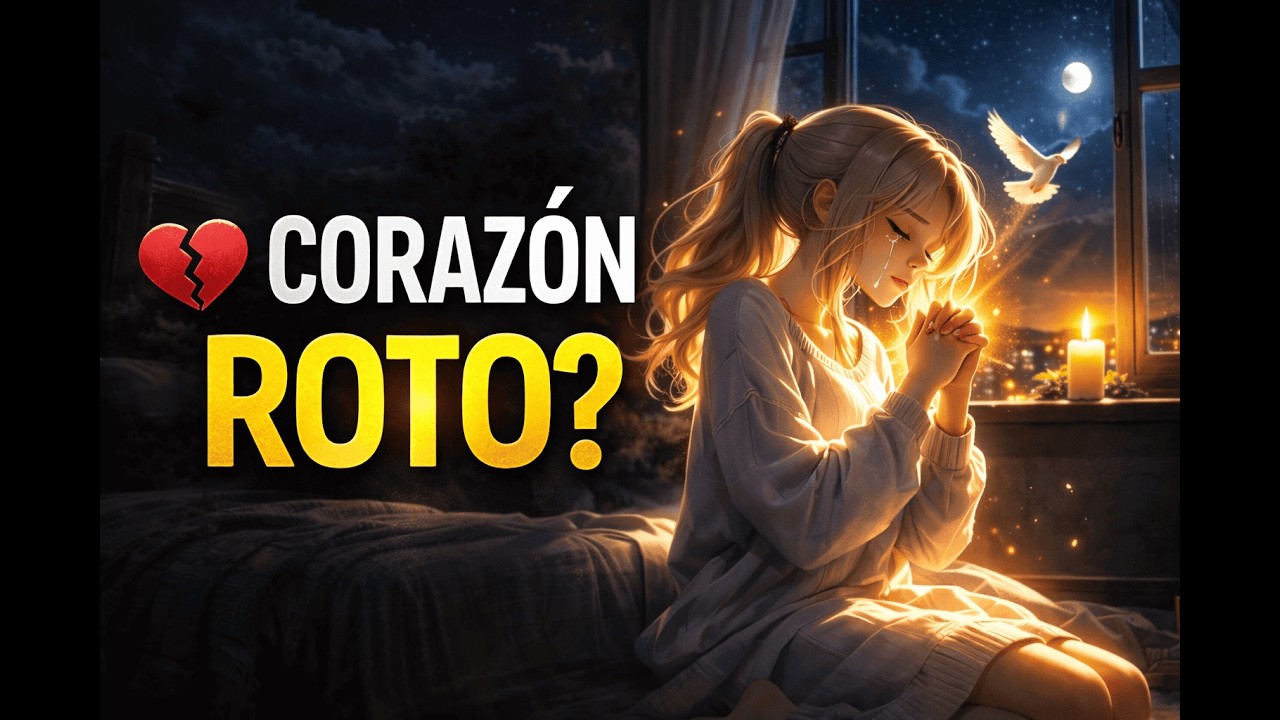 ORACIÓN PODEROSA PARA SANAR UN CORAZÓN ROTO/ Dios Te Restaura Esta Noche