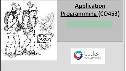 CO453-01A C# Console Applications - Introduction
