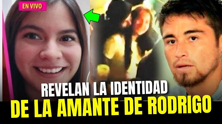 Revelan la identidad del ampay de Rodrigo Cuba