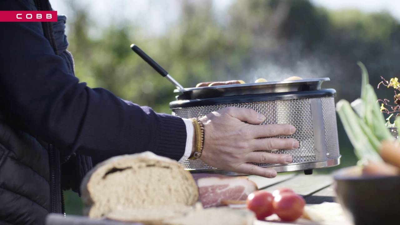 Grille De Cuisson Cobb Scandinavia Rapide APS 670610 - Pour Barbecue Indirect - Poulet Rôti Et Viandes Marinées