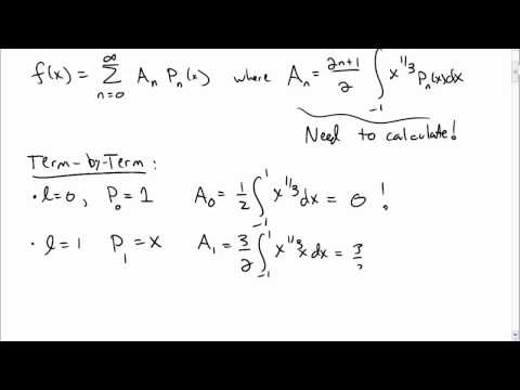 Legendre Series Example