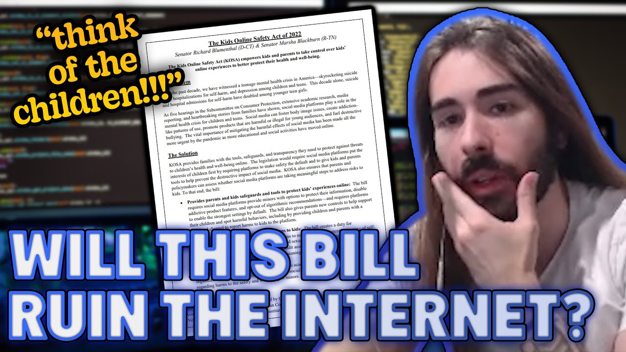Will KOSA Censor the as We Know It? MoistCr1tikal YouTube