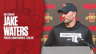 Quarterbacks Coach Jake Waters Media Availability 7/28
