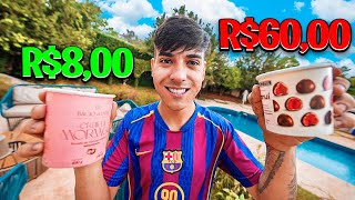 Comprei O Sorvete Mais Barato Até O Mais Caro