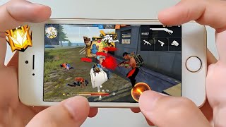 Iphone 5s Free Fire Gameplay ⚙️Settings Free Fire max HUD+DPI+ MACRO 1 gb ram🔥Part-1