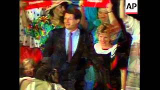 Celebrity Sen. Al Gore (D-Tenn.) is recognized by Democratic National Committee Chairman Paul Kirk Wealth