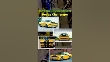 🔥  Dodge Challenger SRT Hellcat – Brutal Power & Classic Muscle 🚗💨 #cars