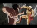L' Attacco Dei Giganti | Gigante Eren vs Gigante Corazzato Scontro EPICO! HD Seconda Parte