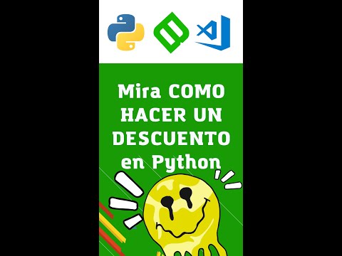COMO CALCULAR DESCUENTO EN PYTHON ❤️ ¡MUY FACIL! | Aprender a Programar en #python