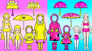 Costumes Pink and Yellow Raincoat Contest 💗💛 - Barbie Family Handmade - Lovely Barbie by Lovely Barbie 4,056 views 5 months ago 30 minutes