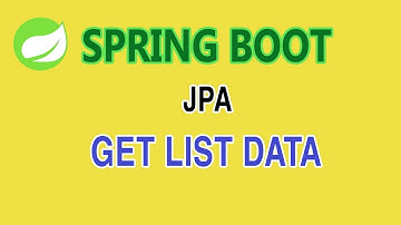 7. Spring Data Jpa, datasource, get list data from database