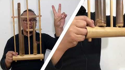 The Art of Playing Angklung workshop by Sri Warisan. Arts Edcuation (Experience) Programme.
