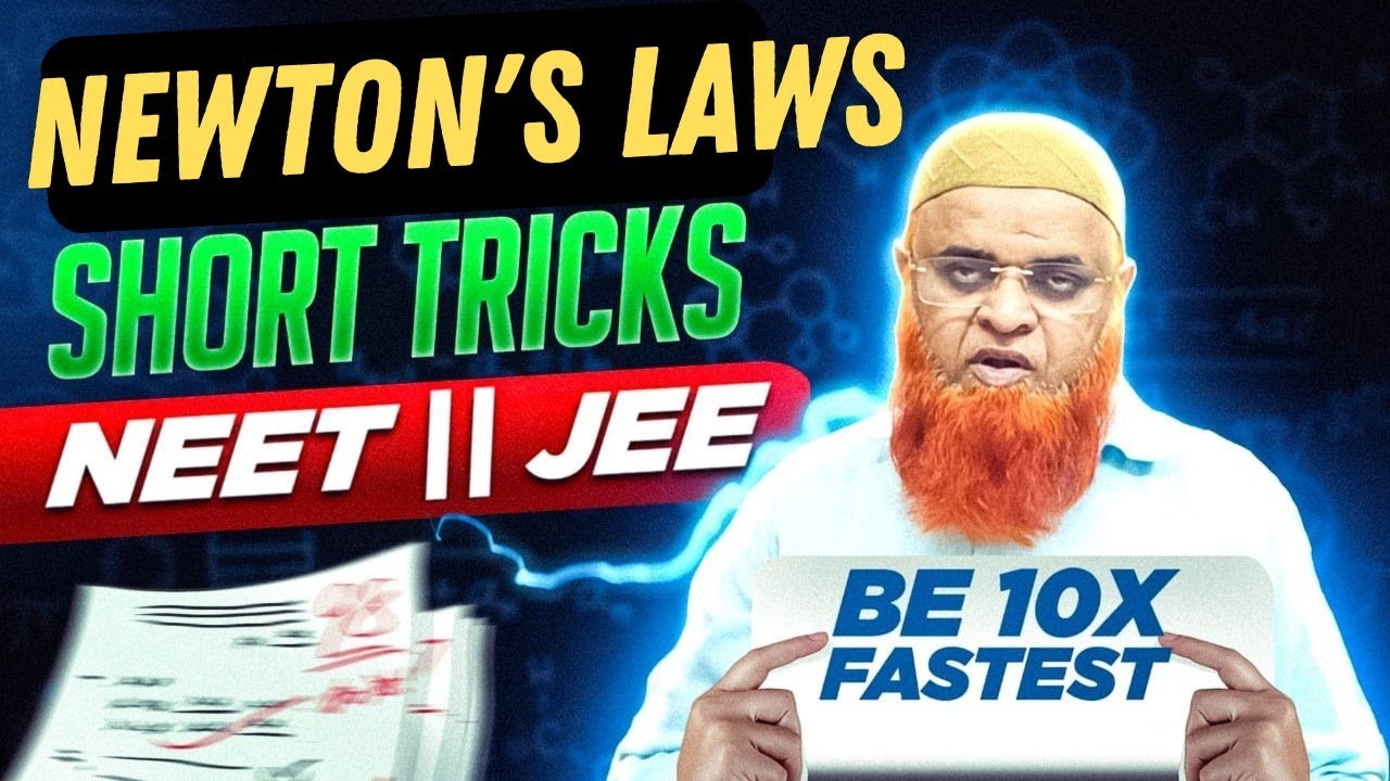 145) Laws of motion short tricks for Neet and Jee mains 2024 | Fakruddin Academy Physics |