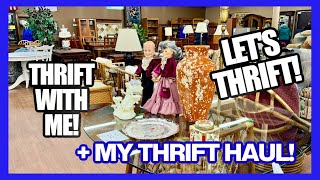 A SUPER DAY AT THE THRIFT STORE! THRIFTING 2024 #10 For Vintage, Cottage Decor, Resale! + My Haul!