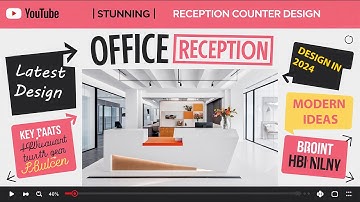 Office Reception Counter Design - Office Reception Design Ideas
