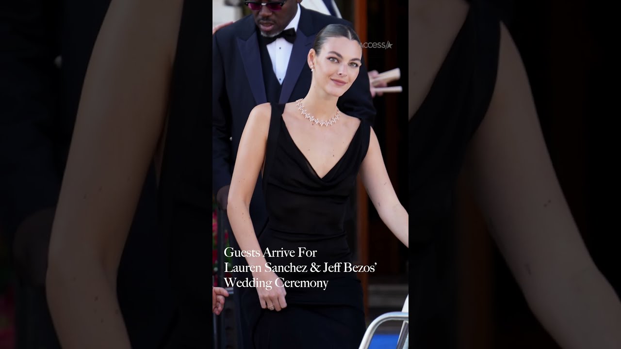 Guests Arrive For Lauren Sanchez Jeff Bezos Wedding Ceremony