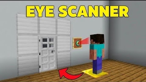 Working Eye Scanner In Minecraft! (No Mods)